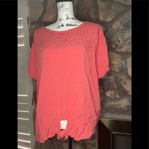 Buffalo by David Bitton coral blouse